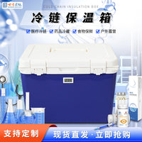 Medical Insulated Cooler Box for Vaccines, Insulin, Reagents, Blood Transport with Ice Packs