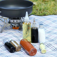 Portable Spice Jars Set for Outdoor BBQ Camping Picnic