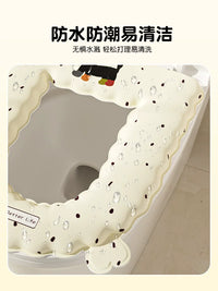 2026 New Waterproof EVA Toilet Seat Cushion, All Seasons Household Toilet Mat, No-Wash Toilet Seat Cover, Seat Ring Cushion