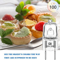 G8 Halogen Light Bulb 110V-130V Double Pin Short Tube Spotlight Lamp