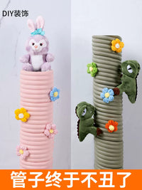 Pipe Insulation Wrap with Decorative Stickers for Soundproofing and Thermal Protection
