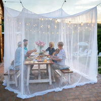 Outdoor Camping Mosquito Net Canopy - Easy Setup Square Bed Tent for Indoor/Outdoor Use