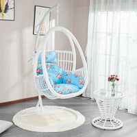 Indoor Rattan Hanging Chair Double Swing Chair Balcony Garden Rocking Chair Woven Cradle