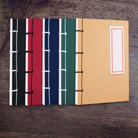 Vintage Chinese Thread-Bound Notebook for Calligraphy and Journaling