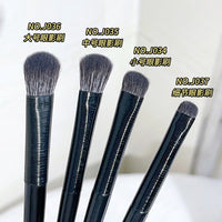 JONBOS Soft Fiber Eyeshadow Brush Set with Wooden Handle for Blending and Detailing