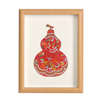 DIY Song Brocade Pearl Painting Kit with Frame, Chinese Style Craft for Events & Gifts