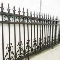 Anti-Climb Steel Fence for Residential, School, and Outdoor Security