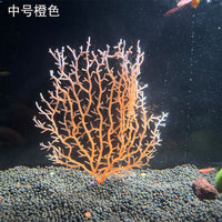Artificial Coral Branch Shell Aquarium Ornament for Saltwater Tanks
