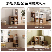 Freestanding Modular Cube Storage Organizer Bookshelf with Doors for Office and Home