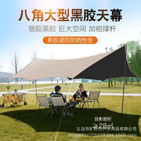 Outdoor Sun Shade Tarp, Portable Camping Canopy for Picnic and Camping