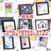3D Shadow Box Display Frame for Crafts, Photos, and Memorabilia