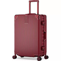 Wedding Luggage Set for Bride, Red Hardshell Suitcase with Spinner Wheels and TSA Lock