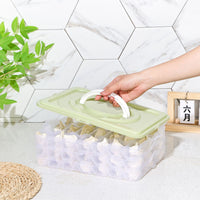 Multi-layer Dumpling Storage Container with Lid for Freezer