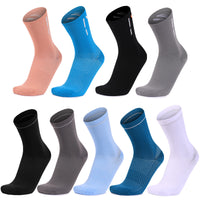Unisex Breathable Quick-Dry Mid-Calf Athletic Socks for Training Cycling Outdoor Sports