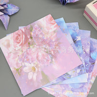 15cm Double-Sided Butterfly Floral Origami Paper for DIY Crafts