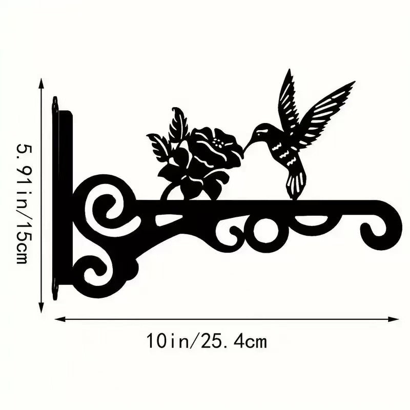 Rustproof Wall-Mounted Plant Hanger Hooks for Bird Feeders, Wind Chimes, and Lanterns