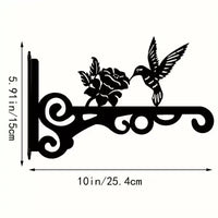 Rustproof Wall-Mounted Plant Hanger Hooks for Bird Feeders, Wind Chimes, and Lanterns