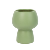 Creative Ceramic Orchid Planter Pot with Drainage and Optional Saucer for Indoor Plants