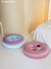 Floor Cushion Tatami Seat Pillow, Round Rebound Breathable Meditation Pad for Home