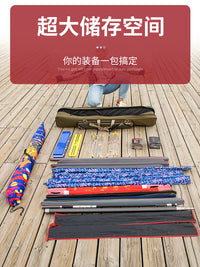 Waterproof Fishing Rod Bag Multi-functional Storage Tackle Bag