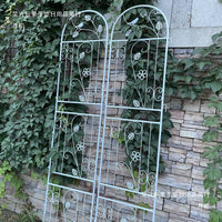 Iron Art Tortoise Moon Rose Clematis Climbing Trellis for Garden Wall Fence Outdoor Plants
