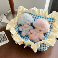 Miniature Dollhouse Sofa for Cotton Dolls and Small Pets - INS Style