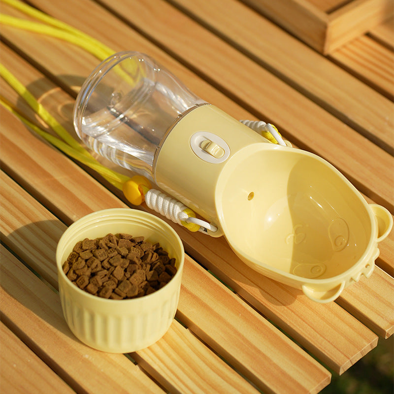 Portable Pet Water Bottle for Dogs and Cats - Travel Drinker with Dispenser for Walking and Outdoor Activities