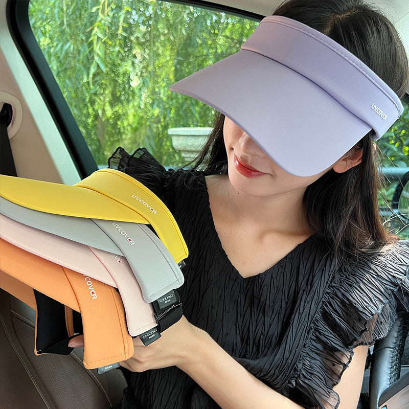 Korean Fashion UV Protection Visor Hat for Outdoor Sports
