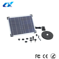 10W Solar Fountain Outdoor Landscape Bird Bath Garden Floating Water Pump Fountain