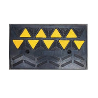 Heavy-Duty Rubber Curb Ramp for Driveways and Thresholds, Portable Car and Wheelchair Access