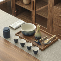 Matcha Whisk and Stand Set, 100-Prong Bamboo Chasen for Traditional Japanese Tea Ceremony