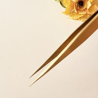 High-Precision Brass Watchmaker's Tweezers, Anti-Magnetic, Soft-Tipped for Delicate Parts