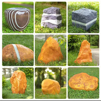 LED Luminous Stone Lamp Outdoor Solar Garden Landscape Light
