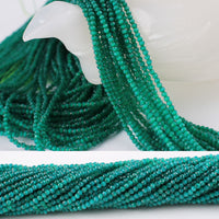 2-3mm Faceted Glass Beads for DIY Bracelets and Necklaces, Natural Cat's Eye Spinel Loose Beads
