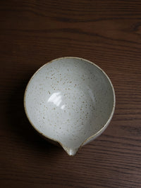Japanese Ceramic Matcha Bowl with Spout