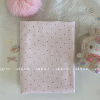 Cotton Double Gauze Fabric with Dotted Print for Baby Apparel and Homewear