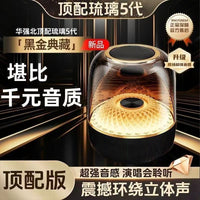 Bluetooth 5.0 Wireless Speaker with U-Disk Playback for Home & Desktop Use