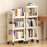Multi-layer Rolling Utility Cart with Wheels for Kitchen, Living Room, and Office Storage