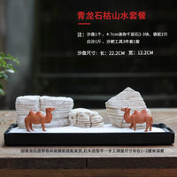 Japanese Zen Garden Desktop Micro Landscape Kit with Rake Tools