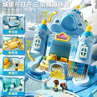 Dream Castle Kids Pretend Play House Model Simulation Toy Magnetic Girl Model Educational Birthday Gift
