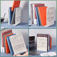 Hand-Woven Desktop Bookend Creative Book Holder