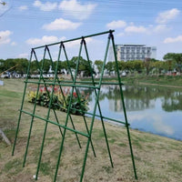50-Pack Plastic-Coated Steel Garden Stakes for Climbing Plants, Vines, and Vegetables