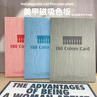 Magnetic Nail Color Display Book with 120 Tips for Salon and Personal Use