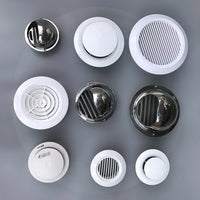 Outdoor Wall Vent Cover for Kitchen Exhaust Fan and Air Supply Systems