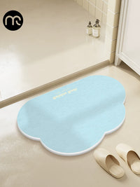 Diatomaceous Earth Bath Mat Quick Dry Absorbent Non-Slip Bathroom Floor Mat