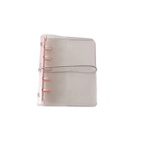 Hisocute Summer Girl Transparent Wearable Nail Storage Album M5 Binder Portable Pocket Card Holder