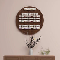 Wall-Mounted Pegboard Display for Jewelry and Accessories