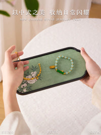 Decorative Jewelry Display Tray for Necklaces, Bracelets, and Small Items - Ideal for Photography and Retail