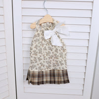 Floral Dog Dress, Lightweight Breathable Pet Dress with Bow, Sun Protection Clothing for Small Dogs