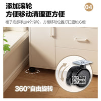 Bedside Table, Minimalist Bedroom Home Storage Rack, Multi-Tier Bedside Shelf, Simple Storage Cabinet with Drawer for Rental Room